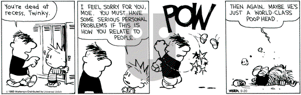 Calvin and Hobbes on Friday September 20, 2013 Comic Strip