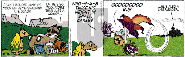 Over the Hedge on Tuesday August 30, 2011 Comic Strip