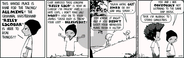 The Boondocks on Thursday November 21, 2013 Comic Strip