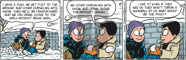 Cleats - Wednesday January 19, 2005 Comic Strip