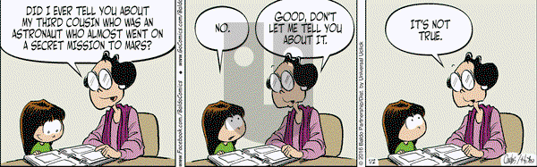 Baldo on Saturday January 2, 2016 Comic Strip