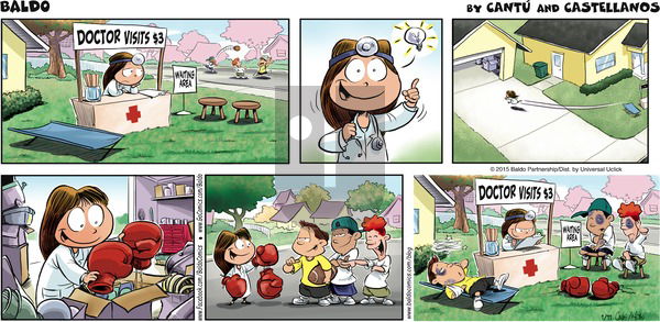 Baldo on Sunday January 11, 2015 Comic Strip