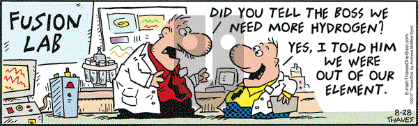 Frank and Ernest on Monday August 28, 2017 Comic Strip