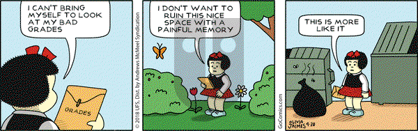 Nancy on Friday April 20, 2018 Comic Strip
