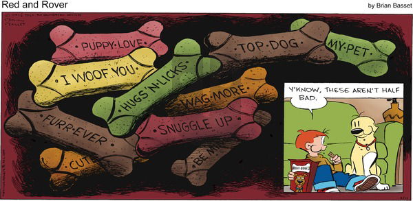 Red and Rover on Sunday February 14, 2016 Comic Strip