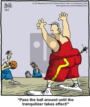 In the Bleachers - Monday February 27, 2012 Comic Strip