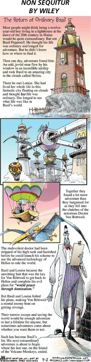 Non Sequitur on Sunday September 2, 2007 Comic Strip