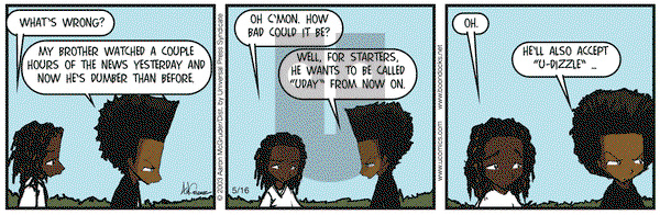 The Boondocks - Friday May 16, 2003 Comic Strip