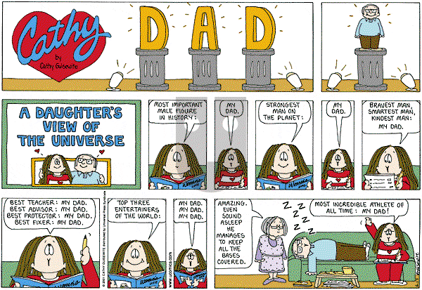 Cathy Classics - Sunday June 17, 2012 Comic Strip