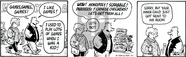 Betty on Tuesday November 12, 1996 Comic Strip