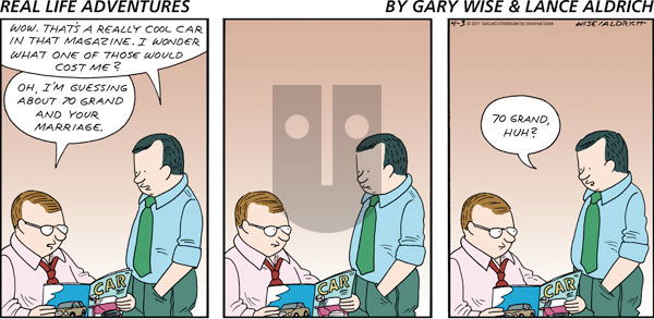 Real Life Adventures on Wednesday April 2, 2025 Comic Strip