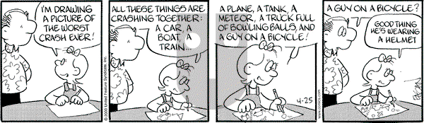 Drabble on Tuesday April 25, 2000 Comic Strip