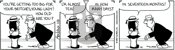 The Born Loser on Thursday February 8, 2007 Comic Strip