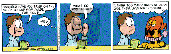 Garfield on Thursday December 26, 1996 Comic Strip