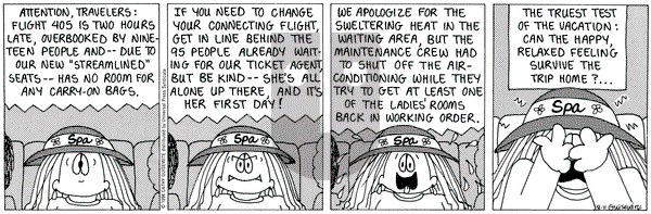 Cathy Classics - Tuesday August 11, 1998 Comic Strip