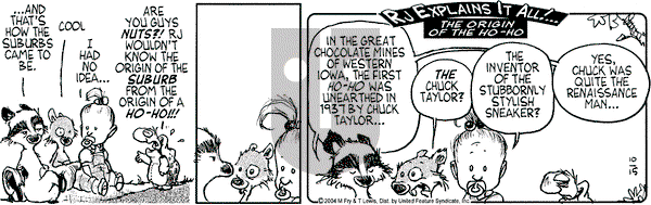 Over the Hedge on Friday October 15, 2004 Comic Strip