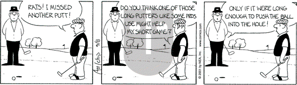 The Born Loser - Saturday September 8, 2001 Comic Strip