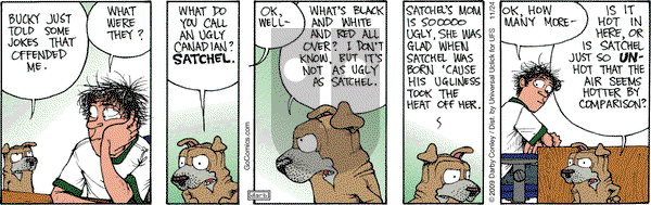 Get Fuzzy on Thursday November 24, 2016 Comic Strip