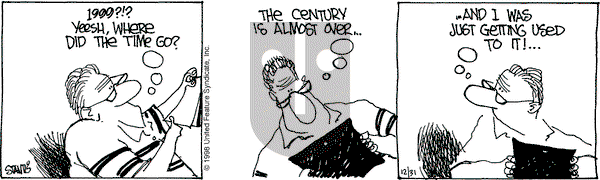 The Buckets on Thursday December 31, 1998 Comic Strip