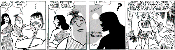 Alley Oop on Wednesday August 26, 1998 Comic Strip