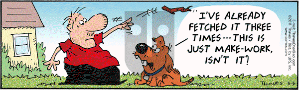 Frank and Ernest on Thursday May 5, 2011 Comic Strip