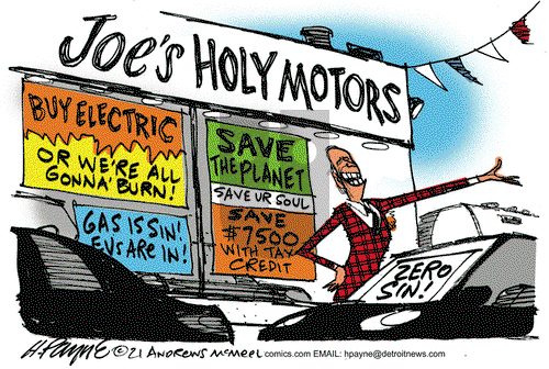 Henry Payne on Wednesday April 28, 2021 Comic Strip