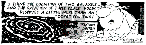 Frank and Ernest on Wednesday November 4, 1998 Comic Strip