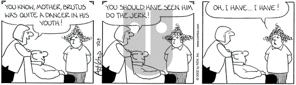 The Born Loser on Monday July 29, 2002 Comic Strip