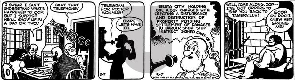 Alley Oop on Thursday March 7, 1946 Comic Strip