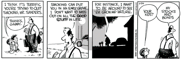 Grand Avenue on Wednesday May 30, 2001 Comic Strip