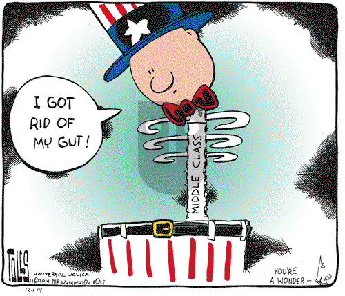 Tom Toles on Monday December 1, 2014 Comic Strip