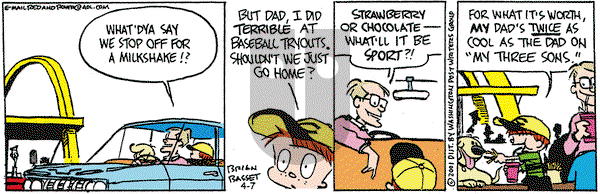 Red and Rover on Saturday April 7, 2001 Comic Strip