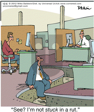 Cornered on Saturday October 6, 2012 Comic Strip