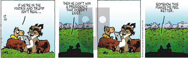 Over the Hedge on Monday October 10, 2016 Comic Strip