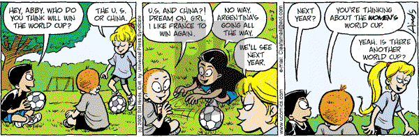 Cleats - Monday June 3, 2002 Comic Strip