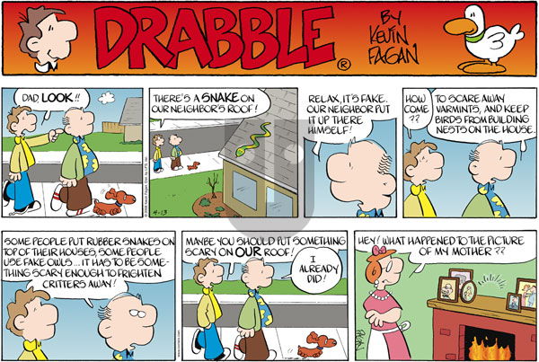Drabble on Sunday April 13, 2008 Comic Strip