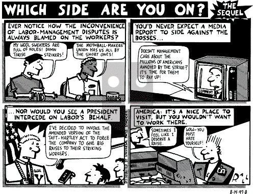 Ted Rall on Saturday August 16, 1997 Comic Strip