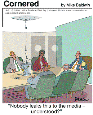 Cornered - Wednesday April 6, 2016 Comic Strip