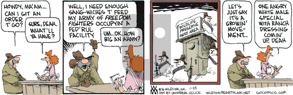 Non Sequitur on Monday January 25, 2016 Comic Strip