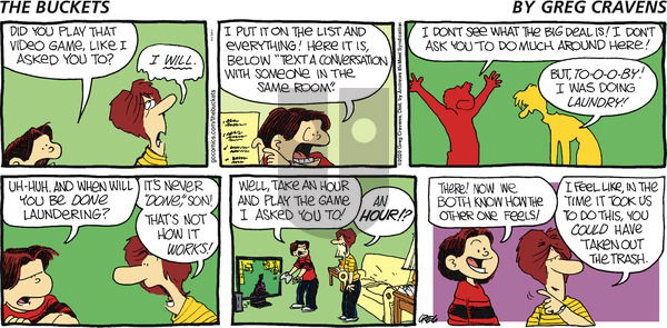 The Buckets on Sunday February 2, 2020 Comic Strip