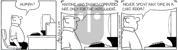 The Born Loser on Thursday April 29, 1999 Comic Strip