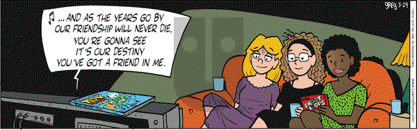 Luann on Saturday March 29, 2014 Comic Strip