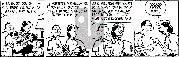 Calvin and Hobbes - Friday August 12, 1988 Comic Strip