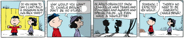 Peanuts on Wednesday November 28, 2001 Comic Strip