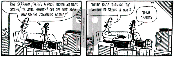 Overboard - Tuesday September 5, 2000 Comic Strip