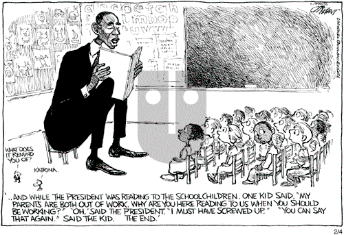 Pat Oliphant on Wednesday February 4, 2009 Comic Strip