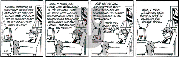 Doonesbury on Wednesday February 12, 1975 Comic Strip