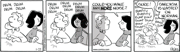 Drabble on Tuesday January 27, 2004 Comic Strip
