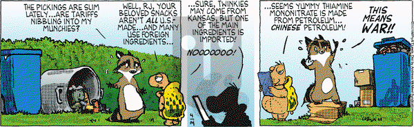 Over the Hedge on Monday April 14, 2025 Comic Strip
