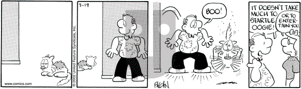 Drabble on Tuesday March 19, 2002 Comic Strip